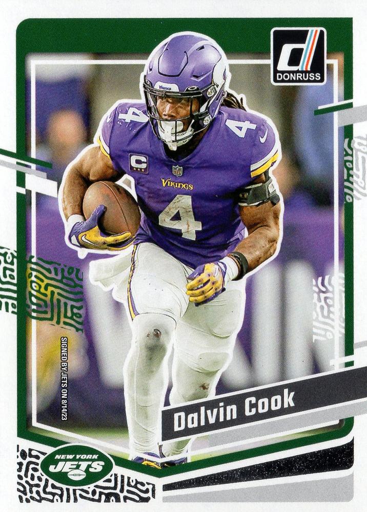#191 Dalvin Cook - New York Jets - 2023 Donruss Football