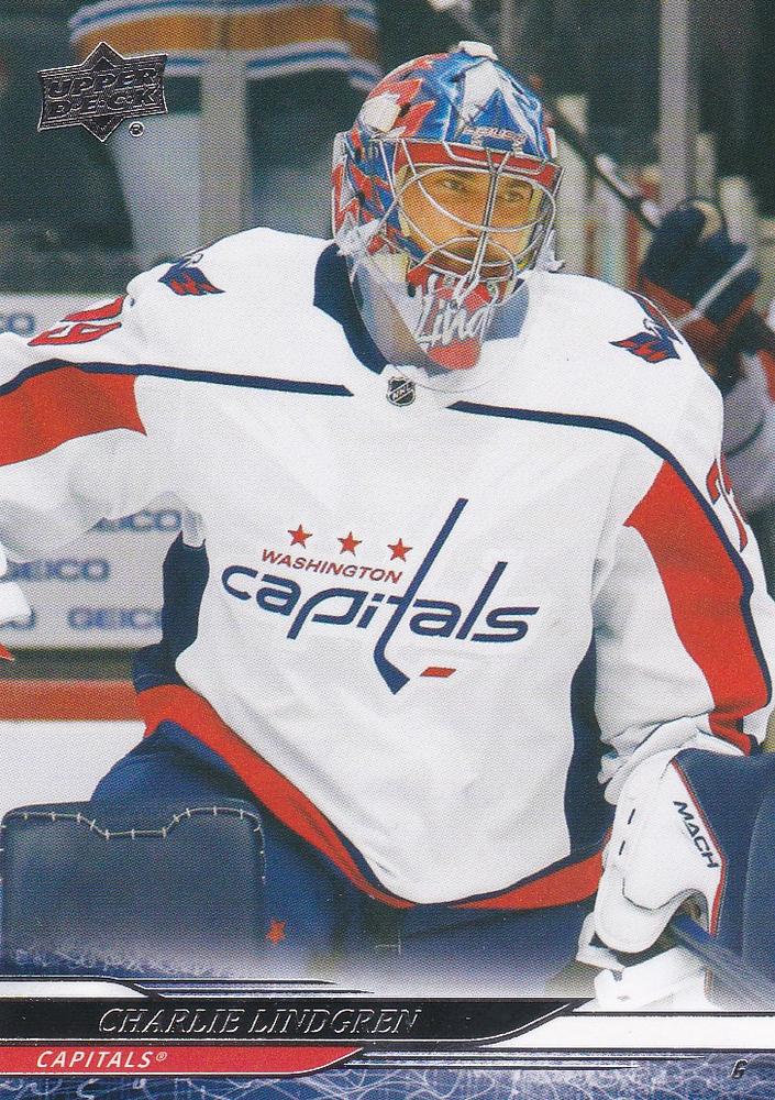 #191 Charlie Lindgren - Washington Capitals - 2024-25 Upper Deck Hockey