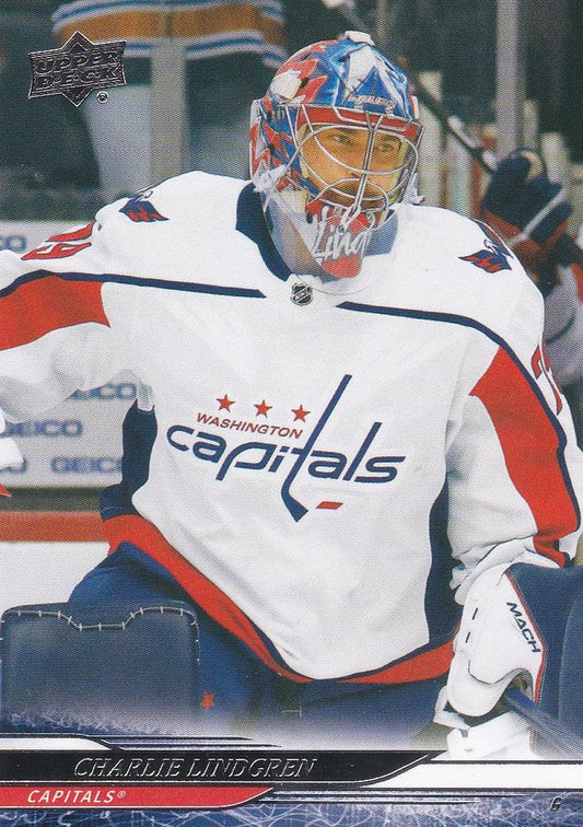 #191 Charlie Lindgren - Washington Capitals - 2024-25 Upper Deck Hockey