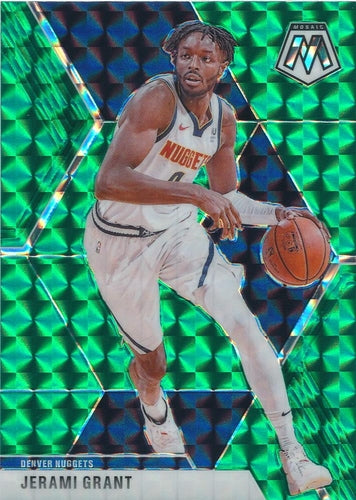 #191 Jerami Grant - Denver Nuggets - 2019-20 Panini Mosaic - Green Prizm Basketball