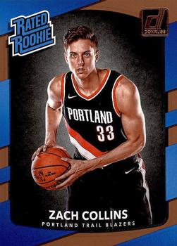 #191 Zach Collins - Portland Trail Blazers - 2017-18 Donruss Basketball