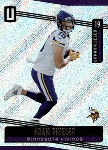 #191 Adam Thielen - Minnesota Vikings - 2019 Panini Unparalleled Football