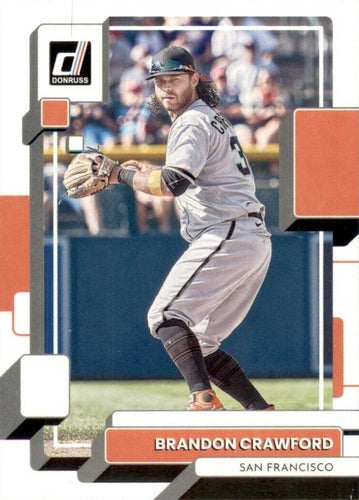 #191 Brandon Crawford - San Francisco Giants - 2022 Donruss Baseball