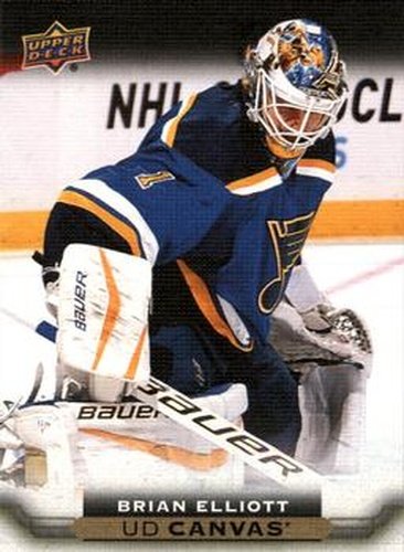 #C191 Brian Elliott - St. Louis Blues - 2015-16 Upper Deck - UD Canvas Hockey
