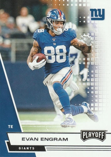 #191 Evan Engram - New York Giants - 2020 Panini Playoff Football