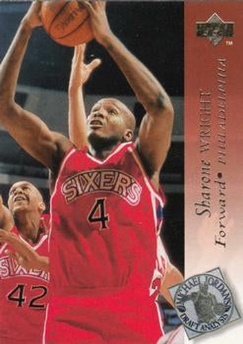 #191 Sharone Wright - Philadelphia 76ers - 1994-95 Upper Deck Basketball