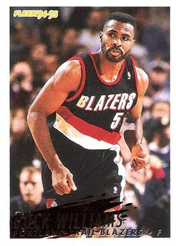 #191 Buck Williams - Portland Trail Blazers - 1994-95 Fleer Basketball
