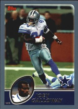 #191 Joey Galloway - Dallas Cowboys - 2003 Topps Football