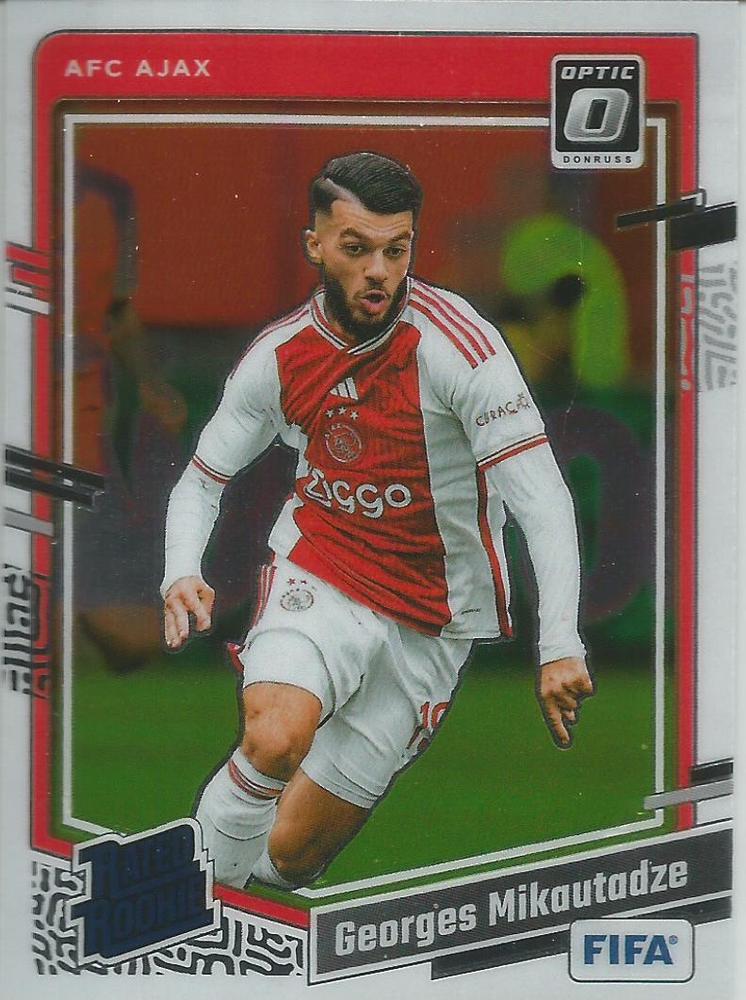 #191 Georges Mikautadze - Ajax - 2023-24 Donruss - Optic Soccer