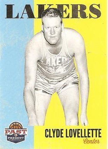 #191 Clyde Lovellette - Minneapolis Lakers - 2011-12 Panini Past & Present Basketball