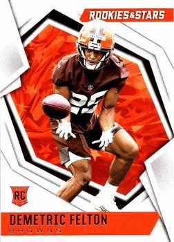 #191 Demetric Felton - Cleveland Browns - 2021 Panini Rookies & Stars Football