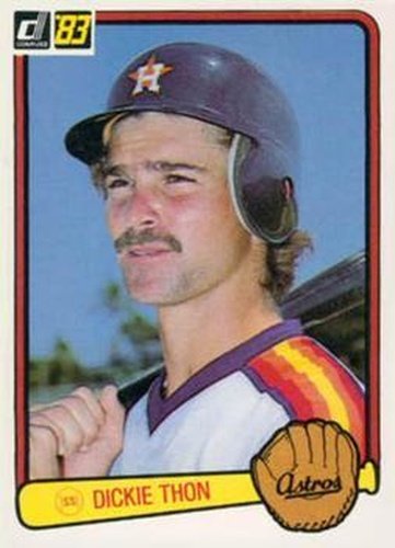 #191 Dickie Thon - Houston Astros - 1983 Donruss Baseball