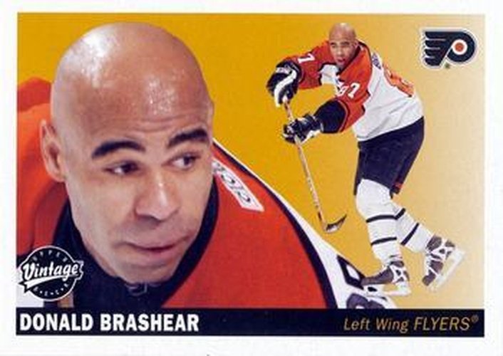 #191 Donald Brashear - Philadelphia Flyers - 2002-03 Upper Deck Vintage Hockey