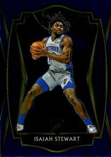 #191 Isaiah Stewart - Detroit Pistons - 2020-21 Panini Select - Blue Basketball