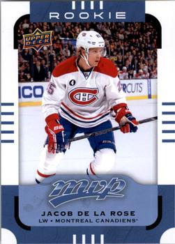 #191 Jacob de la Rose - Montreal Canadiens - 2015-16 Upper Deck MVP Hockey