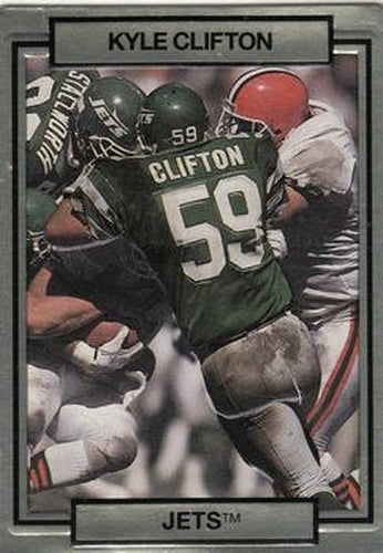#191 Kyle Clifton - New York Jets - 1990 Action Packed Football