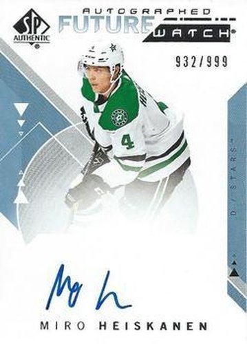 #191 Miro Heiskanen - Dallas Stars - 2018-19 SP Authentic Hockey