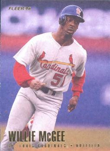 #U191 Willie McGee - St. Louis Cardinals - 1996 Fleer Update Baseball