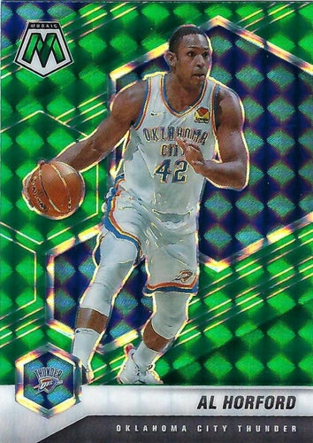 #191 Al Horford - Oklahoma City Thunder - 2020-21 Panini Mosaic - Mosaic Green Basketball