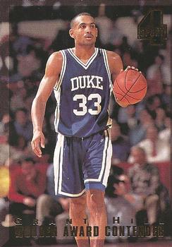 #191 Grant Hill - Duke Blue Devils - 1994 Classic Four Sport