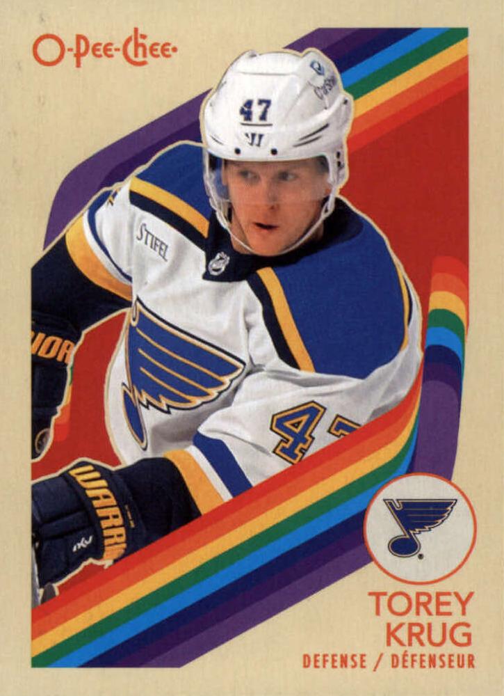 #191 Torey Krug - St. Louis Blues - 2023-24 O-Pee-Chee - Retro Hockey