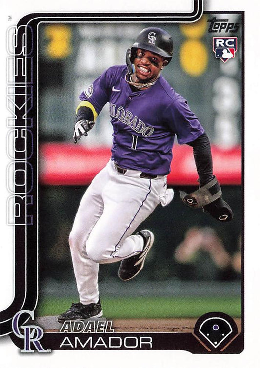 #191 Adael Amador - Colorado Rockies - 2025 Topps Baseball