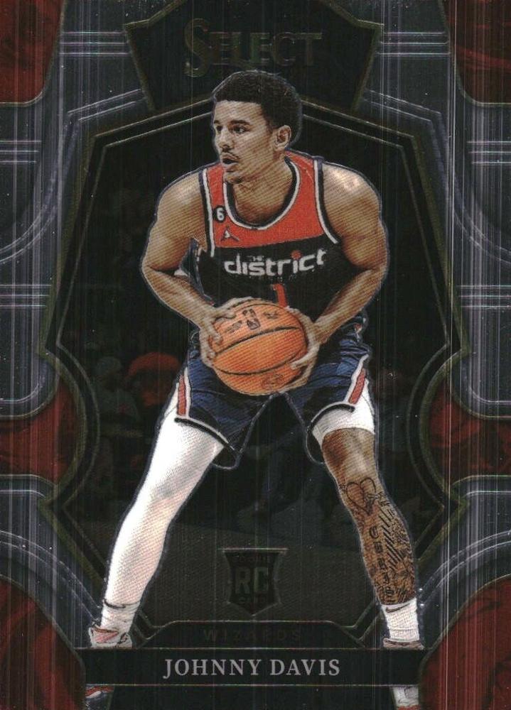 #191 Johnny Davis - Washington Wizards - 2022-23 Panini Select Basketball