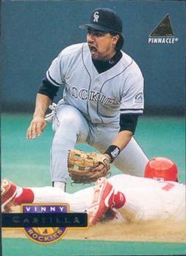 #191 Vinny Castilla - Colorado Rockies - 1994 Pinnacle Baseball