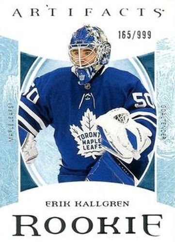#191 Erik Kallgren - Toronto Maple Leafs - 2022-23 Upper Deck Artifacts Hockey