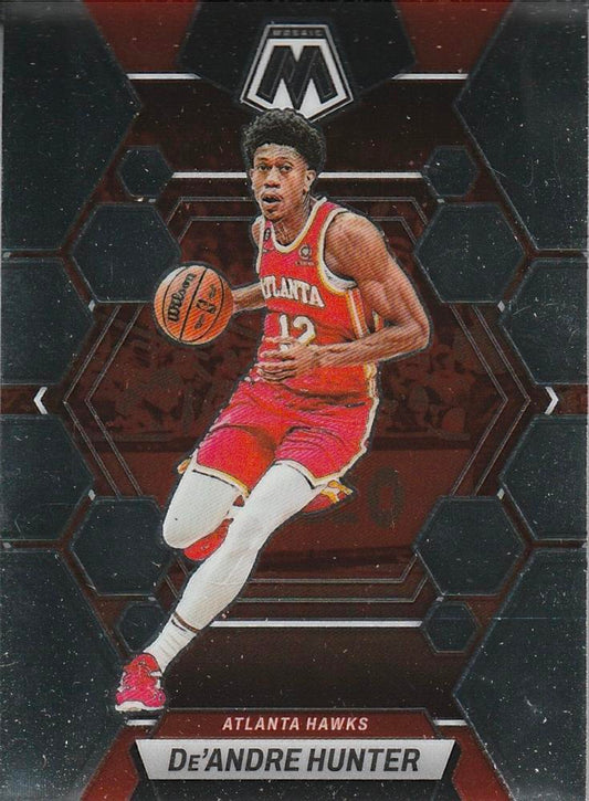 #192 De'Andre Hunter - Atlanta Hawks - 2022-23 Panini Mosaic Basketball