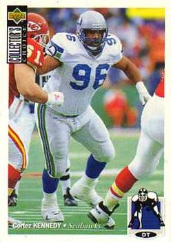 #192 Cortez Kennedy - Seattle Seahawks - 1994 Collector's Choice Football