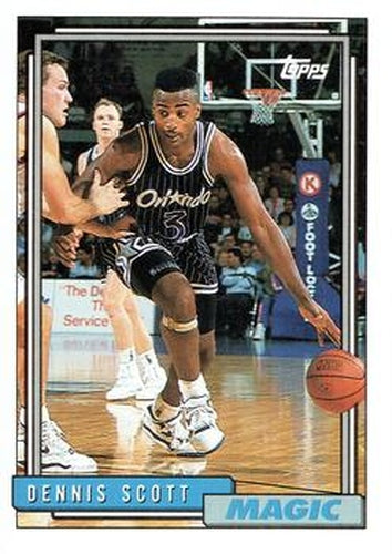 #192 Dennis Scott - Orlando Magic - 1992-93 Topps Basketball