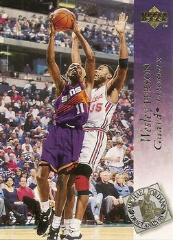 #192 Wesley Person - Phoenix Suns - 1994-95 Upper Deck Basketball