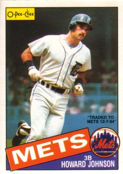 #192 Howard Johnson - New York Mets - 1985 O-Pee-Chee Baseball