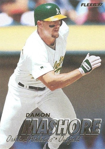 #192 Damon Mashore - Oakland Athletics - 1997 Fleer Baseball