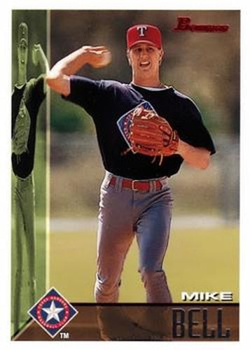 #192 Mike Bell - Texas Rangers - 1995 Bowman Baseball