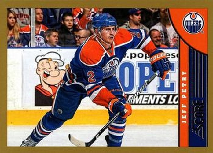 #192 Jeff Petry - Edmonton Oilers - 2013-14 Score - Gold Hockey