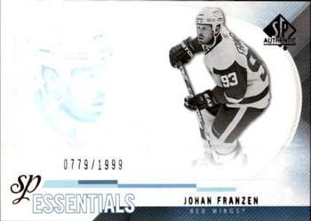#192 Johan Franzen - Detroit Red Wings - 2010-11 SP Authentic Hockey