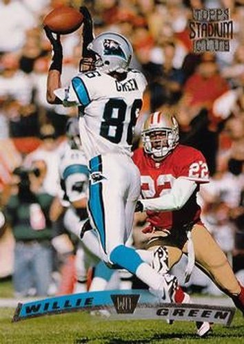 #192 Willie Green - Carolina Panthers - 1996 Stadium Club Football