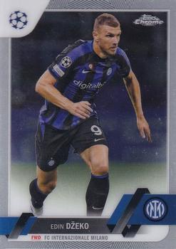 #192 Edin Džeko - Inter Milan - 2022-23 Topps Chrome UEFA Club Competitions Soccer