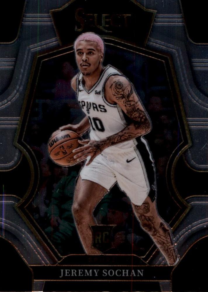 #192 Jeremy Sochan - San Antonio Spurs - 2022-23 Panini Select Basketball