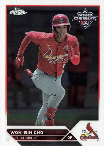 #PDC-192 Won-Bin Cho - FCL Cardinals - 2023 Topps Pro Debut - Chrome Baseball