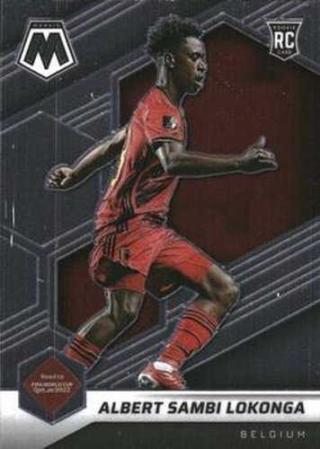 #192 Albert Sambi Lokonga - Belgium - 2021-22 Panini Mosaic Road to FIFA World Cup Soccer