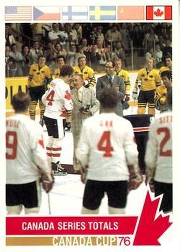 #192 Canada Series Totals - Canada - 1992 Future Trends '76 Canada Cup Hockey