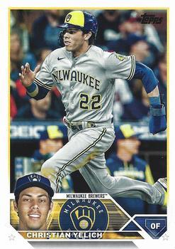 #192 Christian Yelich - Milwaukee Brewers - 2023 Topps Baseball