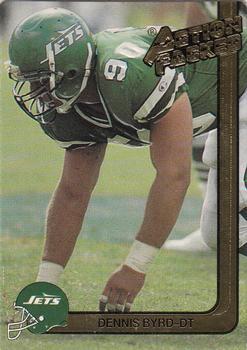 #192 Dennis Byrd - New York Jets - 1991 Action Packed Football