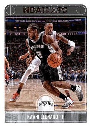 #192 Kawhi Leonard - San Antonio Spurs - 2017-18 Hoops Basketball