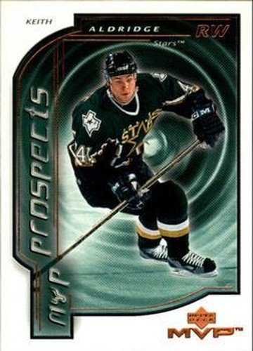 #192 Keith Aldridge - Dallas Stars - 2000-01 Upper Deck MVP Hockey