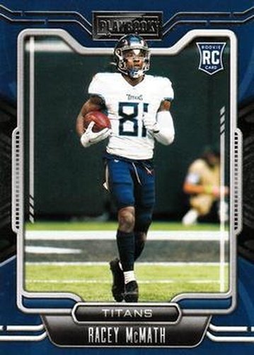 #192 Racey McMath - Tennessee Titans - 2021 Panini Playbook Football