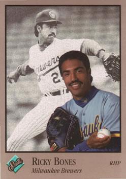 #192 Ricky Bones - Milwaukee Brewers - 1992 Studio Baseball